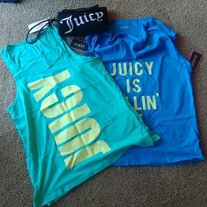 NWT Juicy Couture Sport Tops & Wristlet
